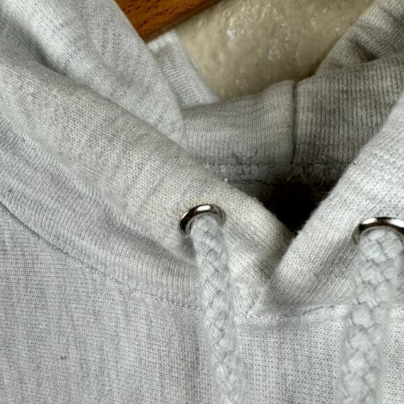 Vintage Notre Dame Hoodie Size XL Grey Reverse Weave Sweatshirt Hammes Bookstore - Picture 7 of 10